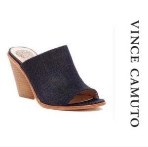 Vince Camuto Wedge Formal Toe Black Heel